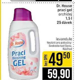 Dr. House prací gel orchidej 1,5l 25 dávek