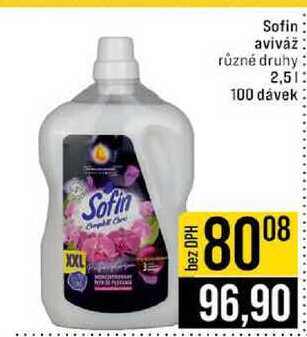 Sofin aviváž různé druhy 2,5l 100 dávek
