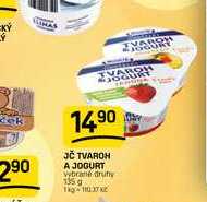JŘ TVAROH A JOGURT Vybrané druhy 135g