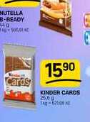 KINDER CARDS 25,5g