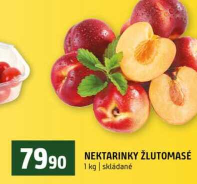 NEKTARINKY ŽLUTOMASÉ 1 kg skládané 