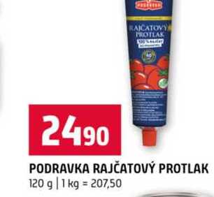 PODRAVKA RAJČATOVÝ PROTLAK 120 g 