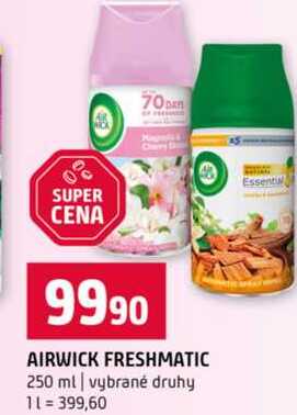 AIRWICK FRESHMATIC 250 ml vybrané druhy
