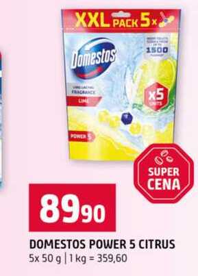 DOMESTOS POWER 5 CITRUS 5x 50 g