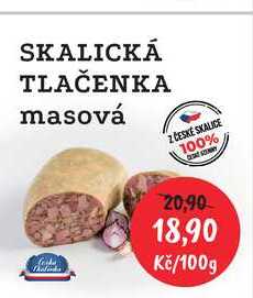 SKALICKÁ TLAČENKA masová 100g 