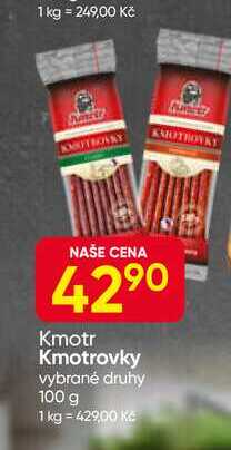 Kmotr Kmotrovky vybrané druhy 100 g