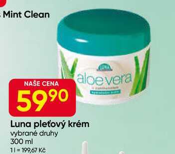 Luna pleťový krém vybrané druhy 300 ml