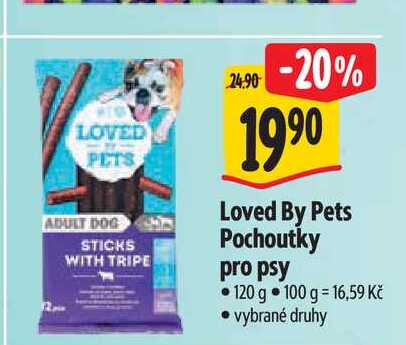 Loved By Pets Pochoutky pro psy 120 g