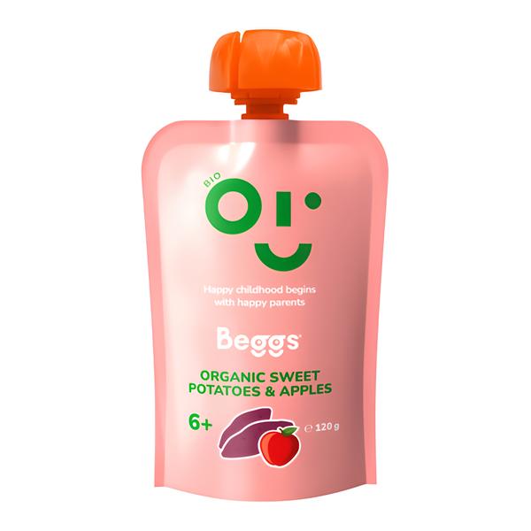 Beggs BIO Batáty a jablka Zeleninovo-ovocný příkrm