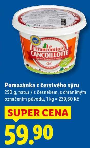 Pomazánka z čerstvého sýru, 250 g