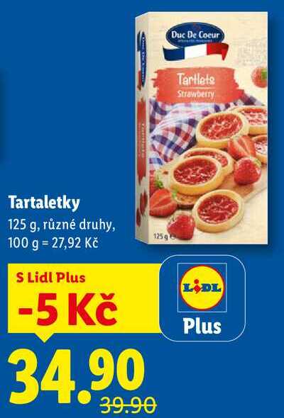 Tartaletky, 125 g