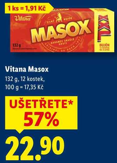 Vitana Masox, 132 g