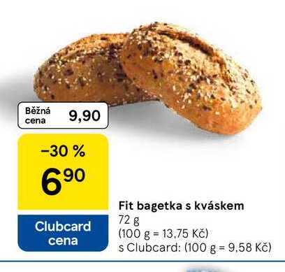 Fit bagetka s kváskem, 72 g 