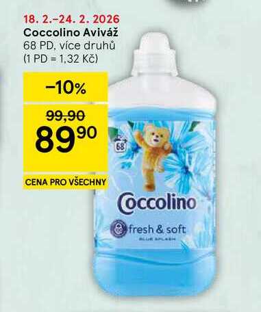 Coccolino Aviváž, 68 dávek