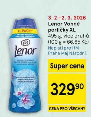 Lenor Vonné perličky XL, 495 g