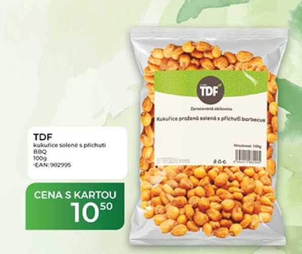 TDF kukuřice solené s příchuti BBQ 100 g