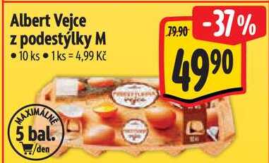 Albert Vejce z podestýlky M, 10 ks 