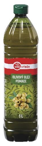 VÁŠ VÝBĚR Olivový olej Pomace, 1 l