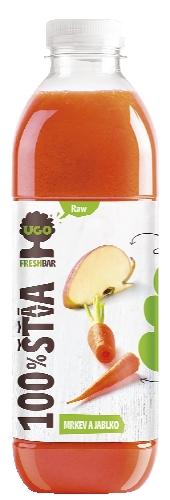 Šťáva UGO malina, borůvka, jahoda, jablko, 750 ml