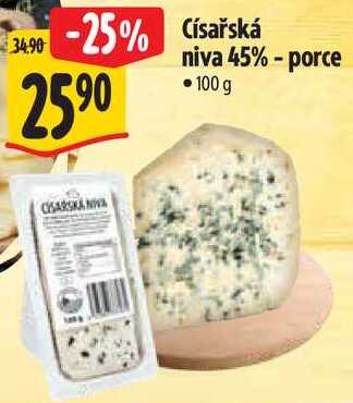 Císařská niva 45% - porce, 100 g