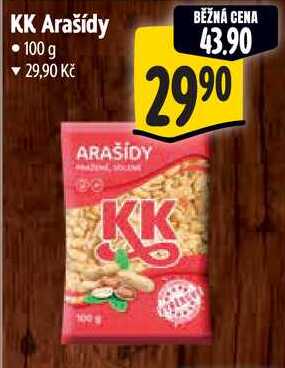 KK Arašídy, 100 g