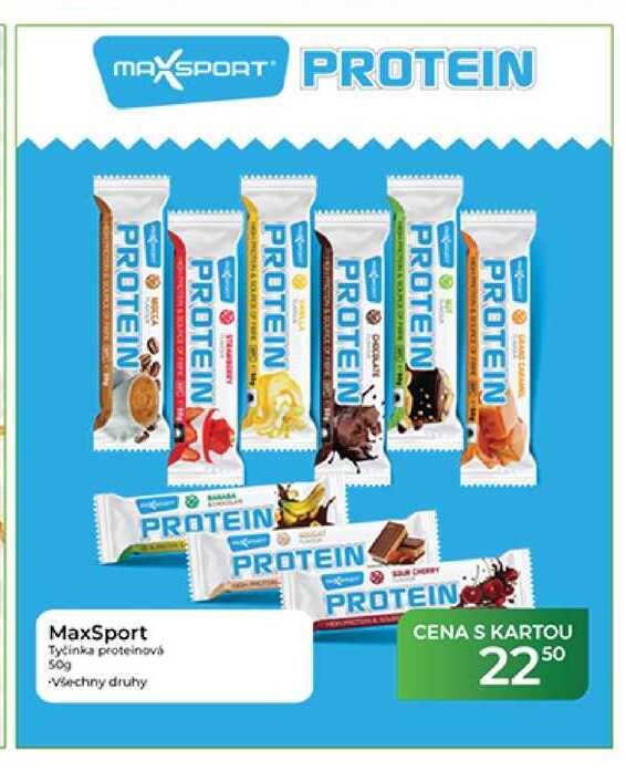 MaxSport Tyčinka proteinová 50g