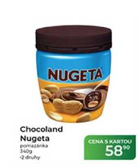 Chocoland Nugeta pomazánka 340 g