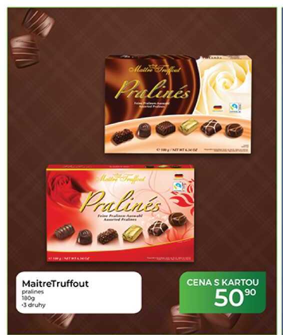 MaitreTruffout pralines 180 g