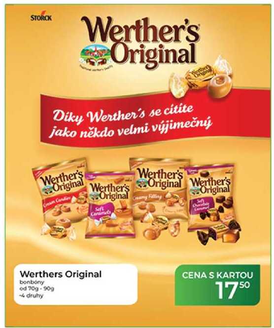 Werthers Original bonbóny od 70g-90 g