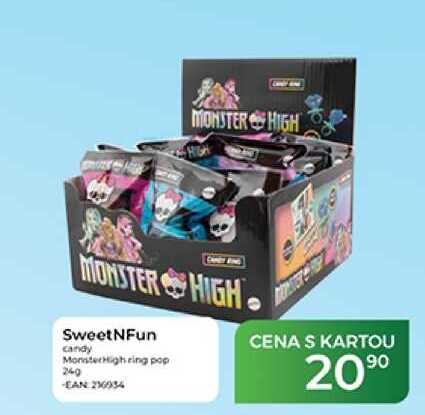 SweetNFun candy MonsterHigh ring pop 24 g