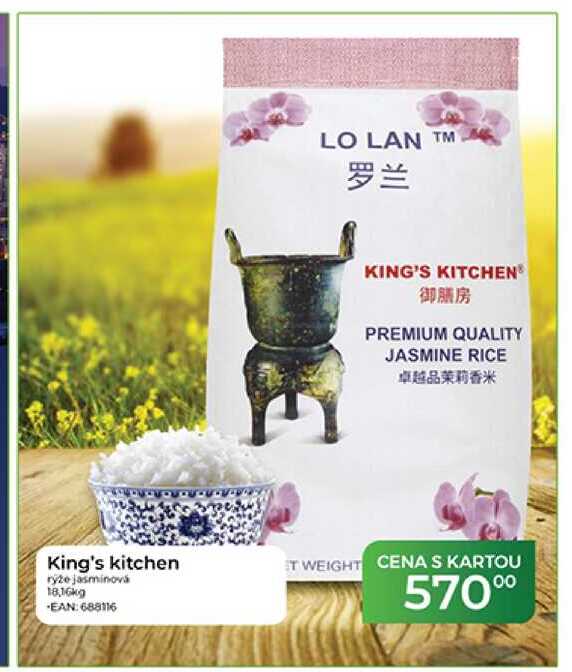 King's kitchen rýže jasmínová 18,16kg 