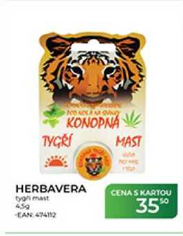 HERBAVERA tygří mast 4,5 g