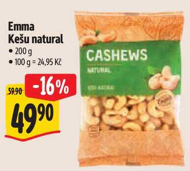 Emma Kešu natural, 200 g