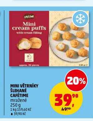 MINI VĚTRNÍKY ŠLEHANÉ CAFÉTIME, 250 g 