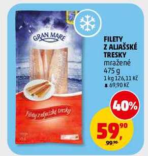 FILETY Z ALJAŠSKÉ TRESKY, 475 g
