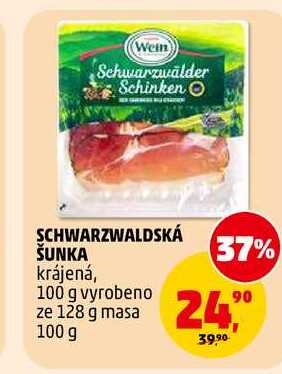 SCHWARZWALDSKÁ ŠUNKA, 100 g 