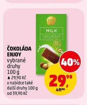 ČOKOLÁDA ENJOY, 100 g 