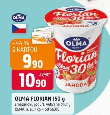 OLMA FLORIAN 150 g smetanový jogurt