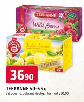 TEEKANNE 40-45 g čaj ovocný