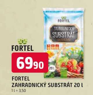 FORTEL ZAHRADNICKY SUBSTRAT 20l