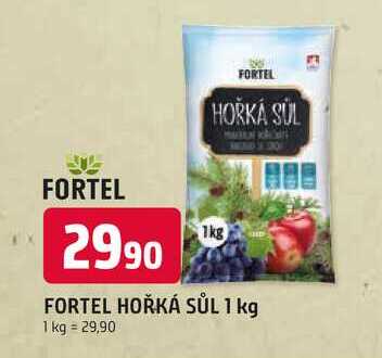 FORTEL HOŘKÁ SŮL 1 kg 