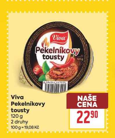 Viva Pekelníkovy tousty 120 g