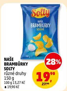 NAŠE BRAMBŮRKY SOLTY, 150 g 