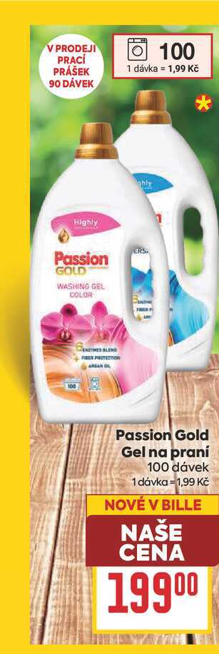 Passion Gold Gel na praní 100 dávek  
