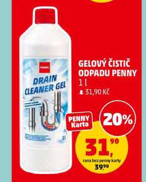 GELOVÝ ČISTIČ ODPADU PENNY, 1 l