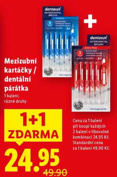 Mezizubní kartáčky/dentální párátka