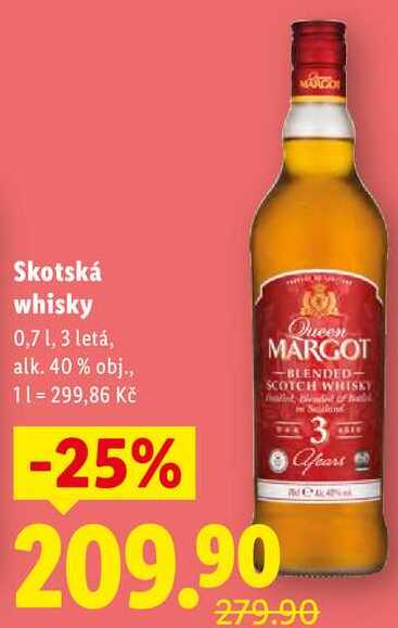 Skotská whisky, 0,7 l