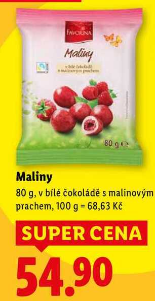 Maliny, 80 g