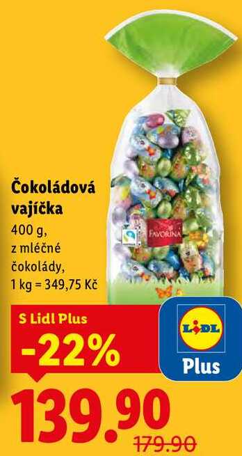 Čokoládová vajíčka, 400 g