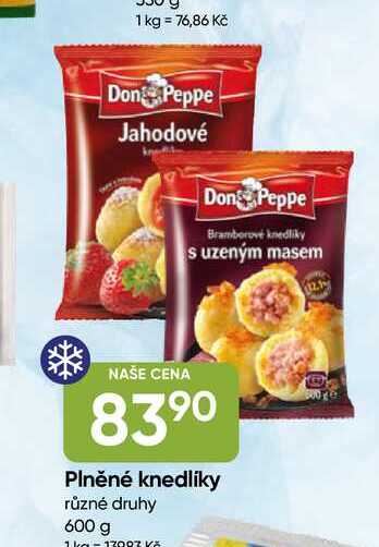 Don Peppe plněné knedlíky 600g, vybrané druhy
